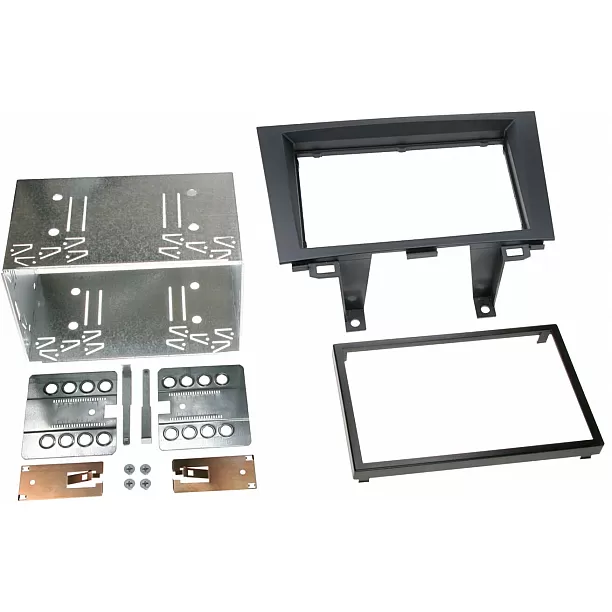 2-DIN Paneel Honda CR-V (RE5) 2007-2012 Kleur: Zwart