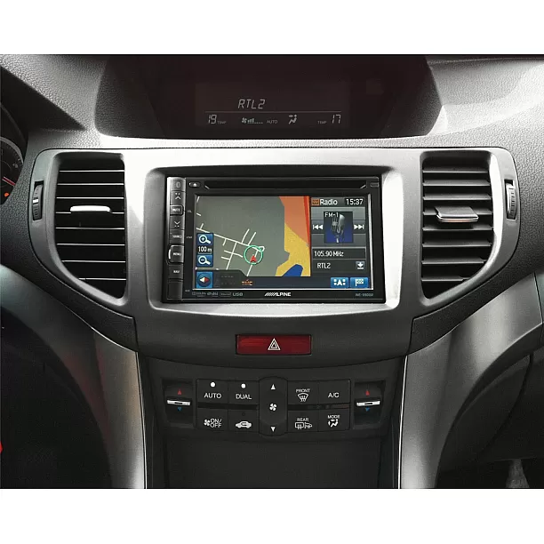 2-DIN Paneel Honda Accord VIII (CU1/CW1) 2008- 2015 Kleur: Zwart