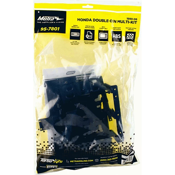 2-DIN Paneel Honda/ Acura/ Isuzu -> Kleur: Zwart (METRA) 2-DIN Paneel Honda/ Acura/ Isuzu -> Kleur: Zwart (METRA)