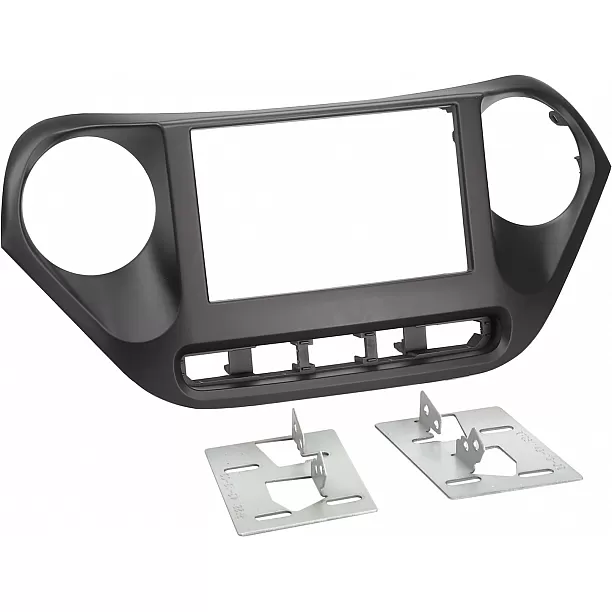 2-DIN Paneel Hyundai i10 2013-2019 - Kleur: zwart 2-DIN Paneel Hyundai i10 2013-2019 - Kleur: zwart