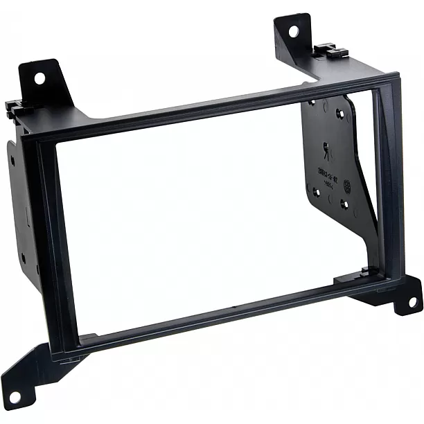 2-DIN Paneel Hyundai Santa Fé (CM) 2009-2012 Kleur: Zwart