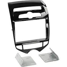 2-DIN Paneel Hyundai ix20 (JC)  2010-2019 Kleur: Piano Zwart