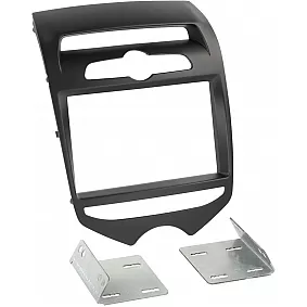 2-DIN Paneel Hyundai ix20 (JC) 2010-2019 Kleur: Mat Zwart