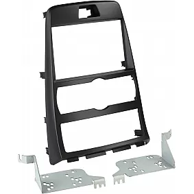 2-DIN Paneel Hyundai Genesis (BK) 2010-2013 Kleur: Zwart