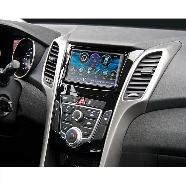 2-DIN Paneel Hyundai i30 (GD/GDH) 2012-2016 Kleur: Piano Zwart 2-DIN Paneel Hyundai i30 (GD/GDH) 2012-2016 Kleur: Piano Zwart
