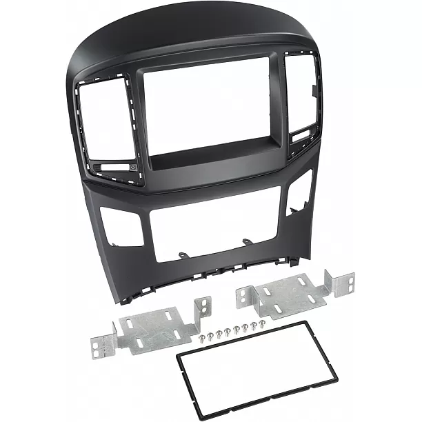 2-DIN Paneel Hyundai H1 2015-2019 Kleur: Zwart 2-DIN Paneel Hyundai H1 2015-2019 Kleur: Zwart