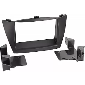 2-DIN Paneel Hyundai ix35 (LM) 2010-2013 - Kleur: Zwart