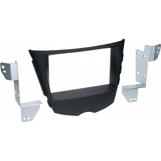 2-DIN Paneel Hyundai Veloster (FS) 2012-2018 Kleur: Zwarts