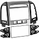 2-DIN Paneel Hyundai Santa Fé 2006-2012 Kleur: Zwart