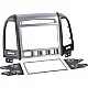 2-DIN Paneel Hyundai Santa Fé 2006-2012 Kleur: Zilver/Zwart 2-DIN Paneel Hyundai Santa Fé 2006-2012 Kleur: Zilver/Zwart