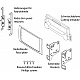 2-DIN radiopaneel Chrysler/Dodge/Jeep diverse voertuigen (METRA)