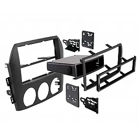 2-DIN Paneel Mazda MX-5 (NC) 2005-2009  / Miata US Model 2005-2008 | Kleur: Zwart (METRA)
