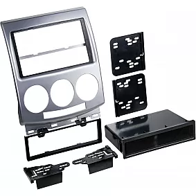 2-DIN Paneel Mazda 5 (CR) 2005-2010 - Kleur: zilver (METRA)