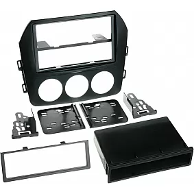 2-DIN Paneel Mazda MX 5 (NC) Miata 2009-2015 - Kleur: Zwart (METRA)