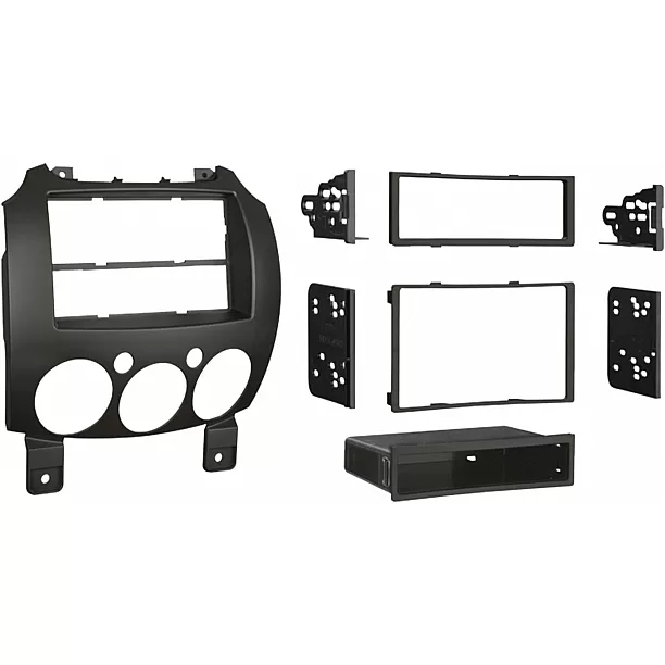 2-DIN Paneel Mazda 2 (DE)- 10/2007- 02/2015 Kleur: Zwart (METRA) 2-DIN Paneel Mazda 2 (DE)- 10/2007- 02/2015 Kleur: Zwart (METRA)