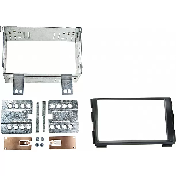 2-DIN Paneel Kia Cee'd (ED)  / Cee'd SW (ED) Pro Cee'd (ED)2009-2013 - Kleur: zwart