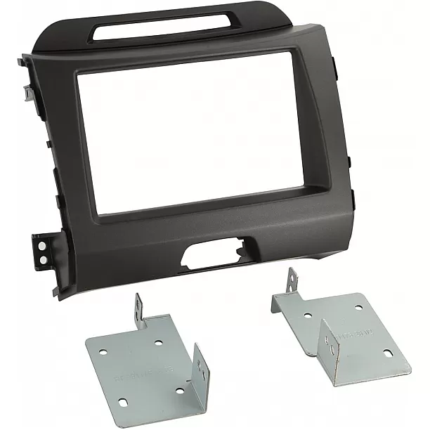 2-DIN Paneel Kia Sportage (SL) 2010-2016 - Kleur: Donker Grijs 2-DIN Paneel Kia Sportage (SL) 2010-2016 - Kleur: Donker Grijs