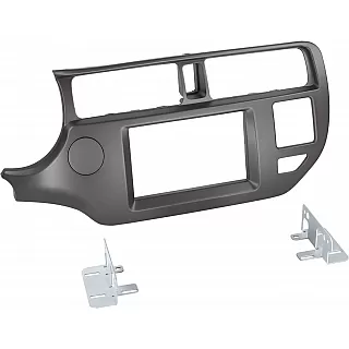 2-DIN Paneel Kia Rio 2015-2017 Kleur: Piano Zwart