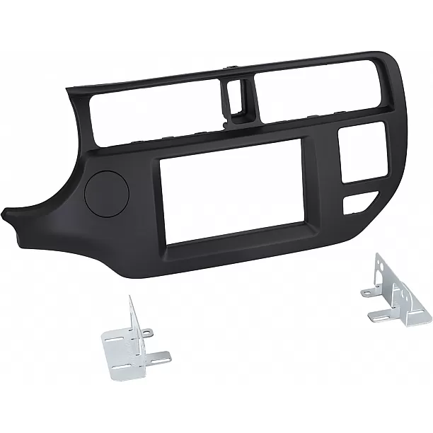 2-DIN Paneel Kia Rio (UB) 2011-2015 Kleur: Zwart 2-DIN Paneel Kia Rio (UB) 2011-2015 Kleur: Zwart
