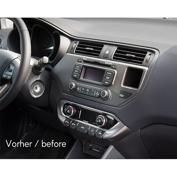 2-DIN Paneel Kia Rio 2011-2015 Kleur: Antraciet 2-DIN Paneel Kia Rio 2011-2015 Kleur: Antraciet
