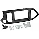 2-DIN Paneel Kia Picanto (TA) 2011-2017  Kleur: Zwart