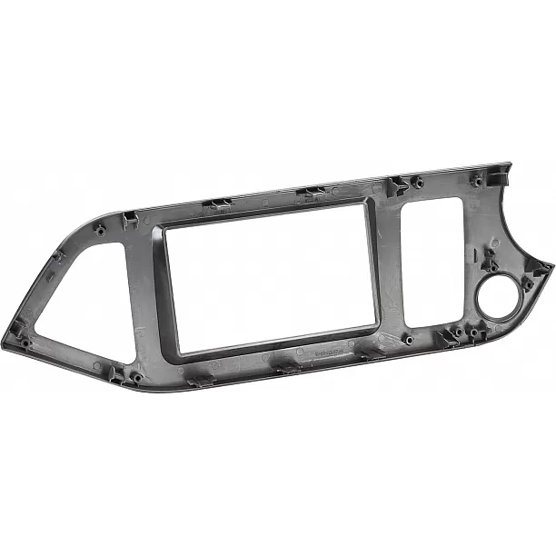 2-DIN Paneel Kia Picanto (TA) 2011-2017  Kleur: Zwart