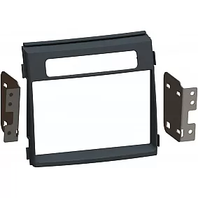 2-DIN Paneel Kia Soul (AM Facelift) 2011-2014 Kleur: Zwart