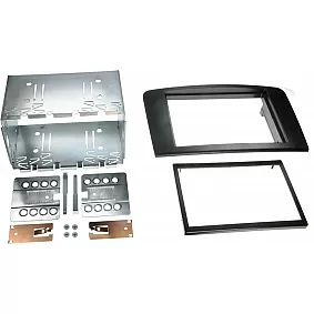 2-DIN Paneel Mercedes Benz M-Klasse (W164)- Kleur: Zwart