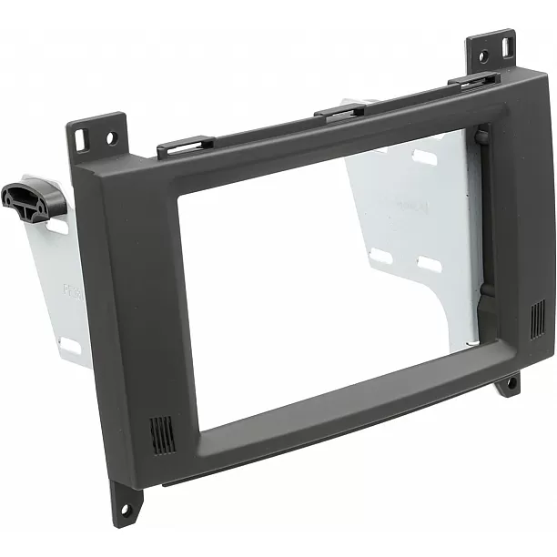2-DIN Paneel Mercedes Benz A-Klasse / B-Klasse / Vito Kleur: Rubbertouch Zwart 2-DIN Paneel Mercedes Benz A-Klasse / B-Klasse / Vito Kleur: Rubbertouch Zwart