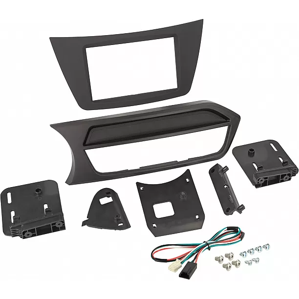 2-DIN Paneel Mercedes Benz C-Klasse (W204) 2011-2014 Kleur: Zwart 2-DIN Paneel Mercedes Benz C-Klasse (W204) 2011-2014 Kleur: Zwart