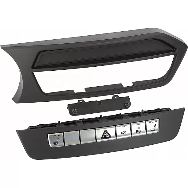 2-DIN Paneel Mercedes Benz C-Klasse (W204) 2011-2014 Kleur: Zwart 2-DIN Paneel Mercedes Benz C-Klasse (W204) 2011-2014 Kleur: Zwart