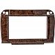 2-DIN Paneel Mercedes Benz CL-Klasse (W215)/S-Klasse (W220) 1998-2005 Kleur: Zwart