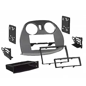 2-DIN Paneel Mitsubishi Eclipse (4G) 2005-2012 Kleur: Zwart (METRA)