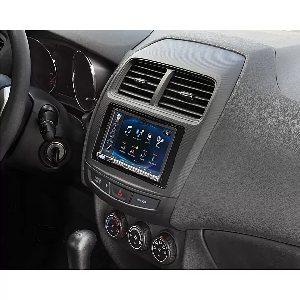 2-DIN Paneel Mitsubishi ASX 2014-2018 - Kleur: Piano Zwart 2-DIN Paneel Mitsubishi ASX 2014-2018 - Kleur: Piano Zwart