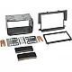 2-DIN Paneel Mitsubishi Colt 2004-2009 Kleur: Zwart 2-DIN Paneel Mitsubishi Colt 2004-2009 Kleur: Zwart