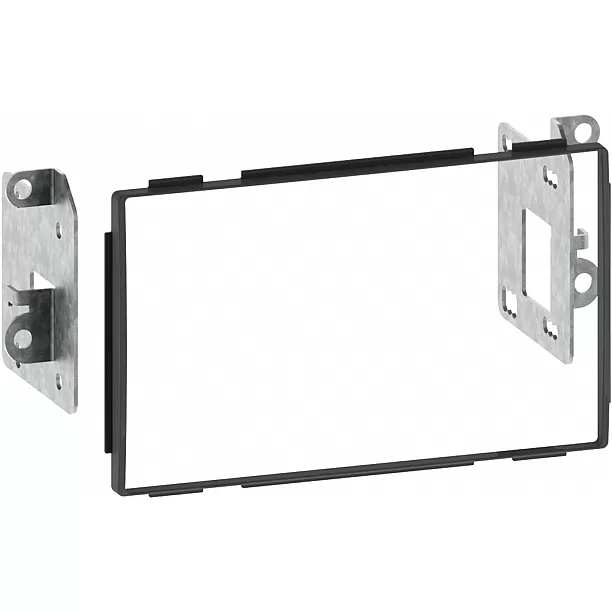 2-DIN Paneel Nissan Qashqai(J10)  2007-2014 - Kleur: Zwart Premium kwaliteit