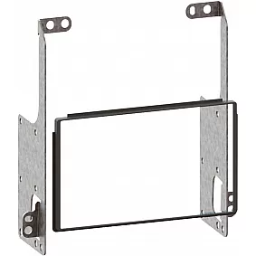 2-DIN Paneel Nissan X-Trail (T31) 2007-2014 Kleur: Zwart