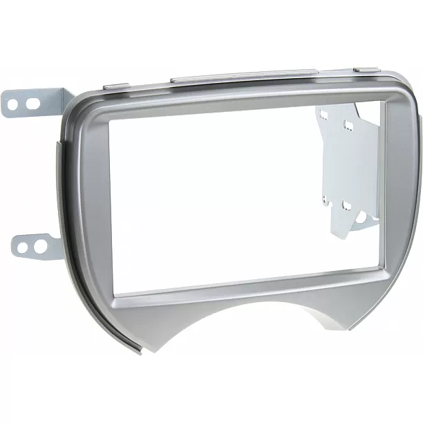 2-DIN Paneel Nissan Micra (K13) 2010-2013 Kleur: Zilver