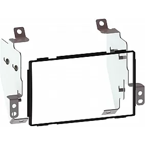 2-DIN Paneel Nissan Note (E11) 2006-2013 - kleur: Zwart