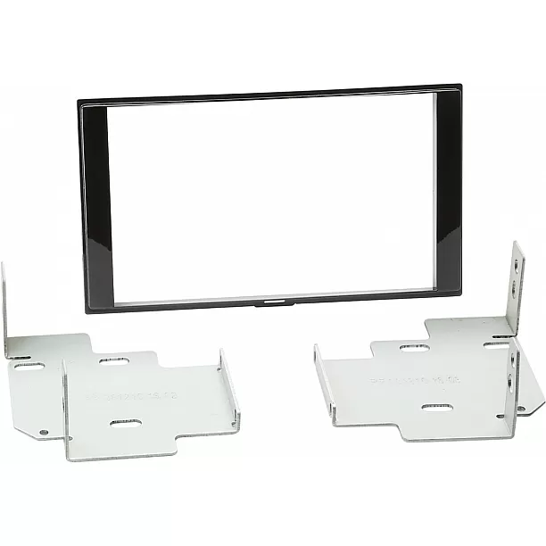 2-DIN Paneel Nissan Micra/ Note 2013-2019 - Kleur: Piano Zwart