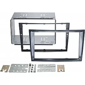 2-DIN Paneel Opel Corsa D(S07) / Antara (L-A) / Zafira (A-H)  Kleur: stealth-zwart