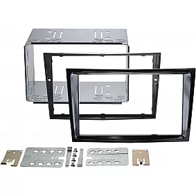 2-DIN Paneel Opel - Astra H - Corsa D - Zafira B -Tigra Twin Top  Kleur: Piano Zwart
