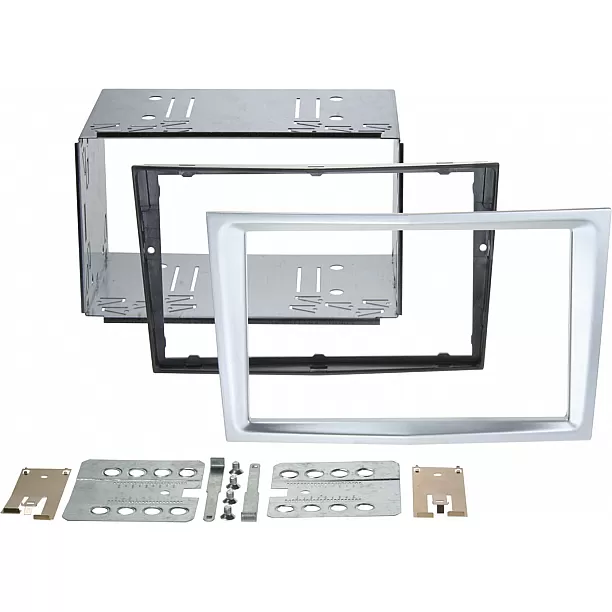 2-DIN Paneel Opel Astra - Corsa D - Zafira B - Antara Kleur: Chrome 2-DIN Paneel Opel Astra - Corsa D - Zafira B - Antara Kleur: Chrome