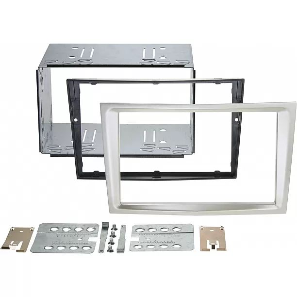 2-DIN Paneel Opel Astra H / Corsa D/ Zafira B/ Antara - Kleur: Satin Stone 2-DIN Paneel Opel Astra H / Corsa D/ Zafira B/ Antara - Kleur: Satin Stone