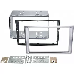 2-DIN Paneel Div. Modellen: Opel - Renault - Subaru - Suzuki - Kleur: Aluminium