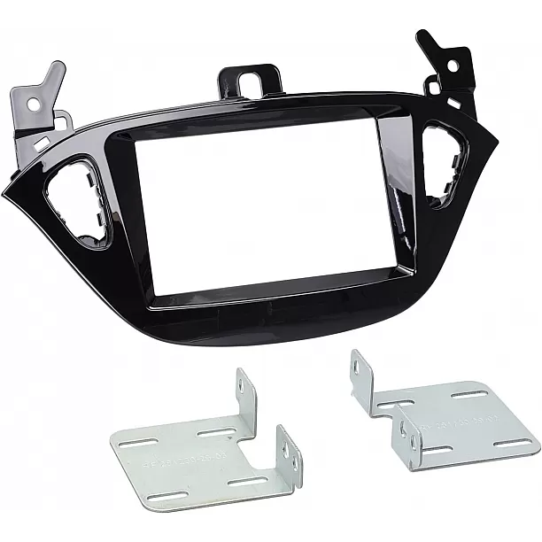 2-DIN Paneel Opel Adam/ Corsa E Kleur: Piano Zwart 2-DIN Paneel Opel Adam/ Corsa E Kleur: Piano Zwart