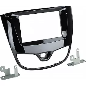 2-DIN Paneel Opel Karl 2017->  Kleur; Piano zwart