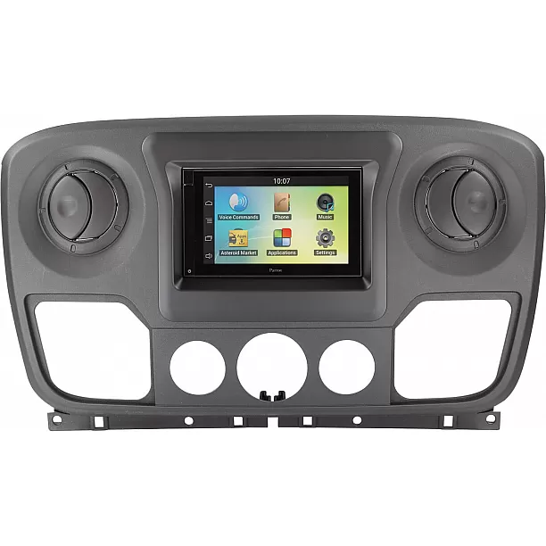 2-DIN Paneel Nissan NV400 - Opel Movano - Renault Master - Kleur : Zwart 2-DIN Paneel Nissan NV400 - Opel Movano - Renault Master - Kleur : Zwart