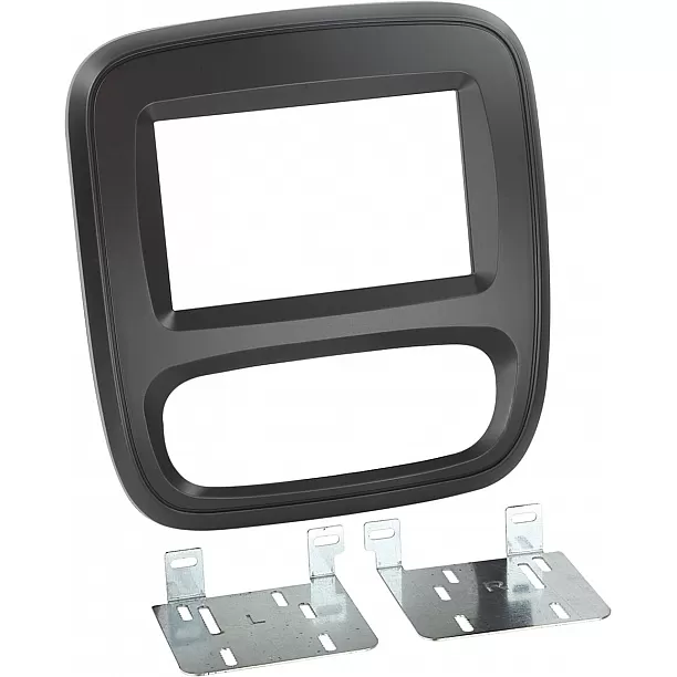 2-DIN Paneel Opel - Renault - Fiat - Nissan - Kleur : Zwart 2-DIN Paneel Opel - Renault - Fiat - Nissan - Kleur : Zwart