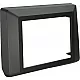 2-DIN Paneel Dacia Duster (SR) 2021-2022 - Kleur: zwart